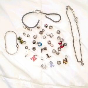 Brighton and pandora charms, necklaces, bracelets